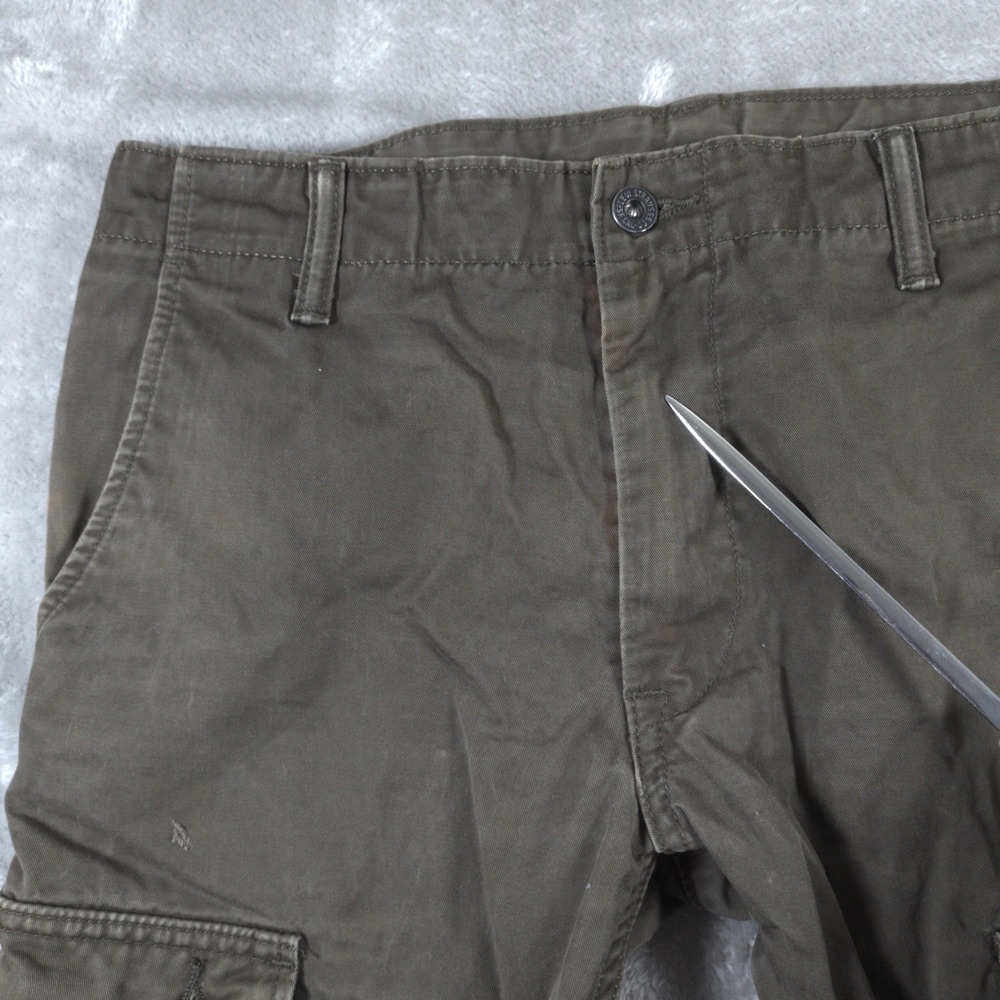 Levis 511 Cargo Pants Men 32x26.5 Skinny Back Buckle Utility Distressed - Picture 12 of 16